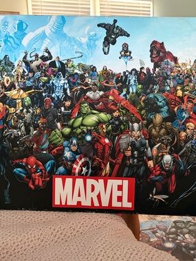 Marvel Iconic Heroes Wall Art - Red, Blue, Green